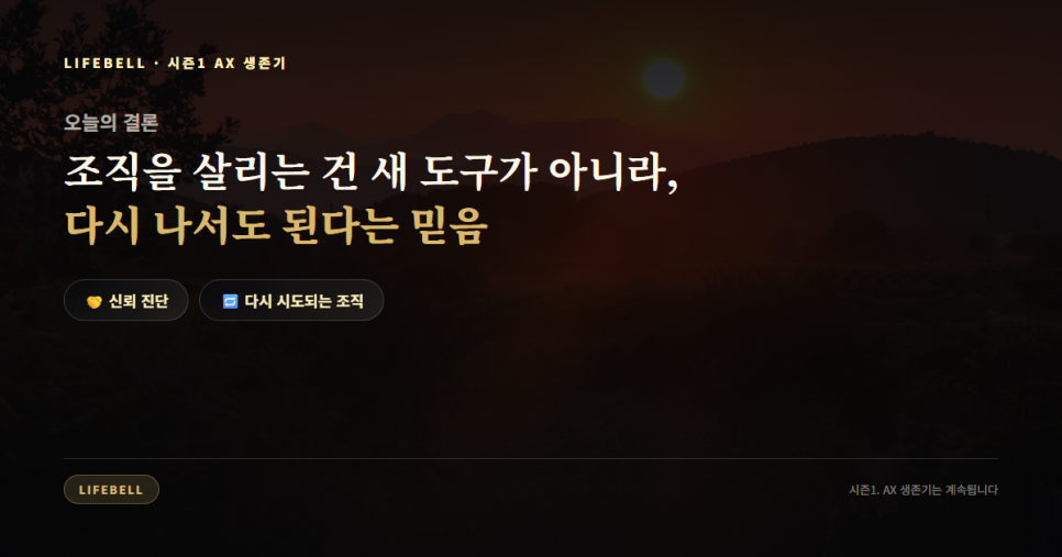 AI가 안 쓰이는 조직의 진짜 이유 — 역량이 아니라 '학습된 무기력' — 도해 5