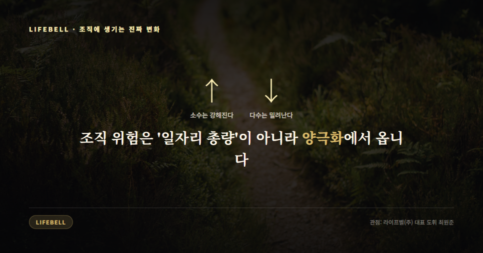 '일자리는 사라지고 또 생긴다'는 말이 감추는 것 — AI 시대 조직의 진짜 위험 — 도해 2