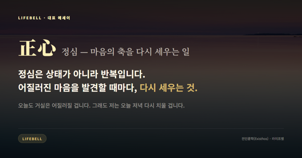 청소가 의미 없다고 느낀 날 — 회복탄력성은 무너지지 않는 힘이 아니라 다시 세우는 힘 — 도해 5